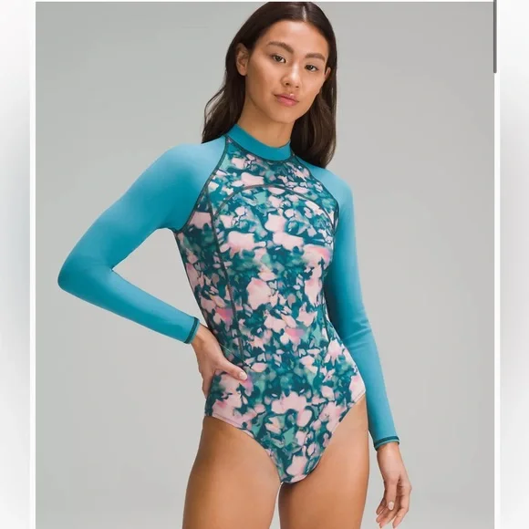 lululemon athletica Swim Lululemon Longsleeve Zipback Paddle